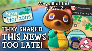 Nintendo Announced This TOO Late For Animal Crossing New Horizons [upl. by Hortense]