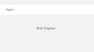 Rule Engines Automation [upl. by Lotus361]