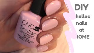 How To Do Your Own Shellac Nails At Home [upl. by Press130]