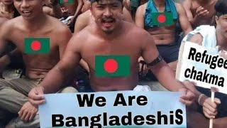 We are Bangladeshi Chakma and HAJONG Sad Not Arunachalee North Indian [upl. by Viccora253]