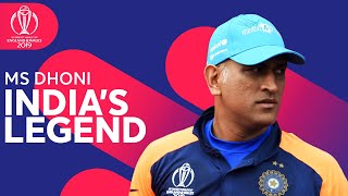 The incredible MS Dhoni  Player Feature  ICC Cricket World Cup [upl. by Edan800]