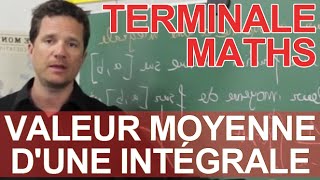 Valeur moyenne dune intégrale  Le rappel de cours  Maths terminale  Les Bons Profs [upl. by Axel]