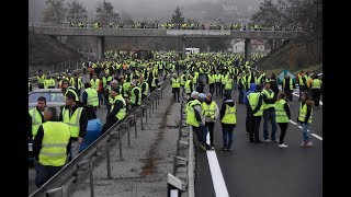 Gilets jaunes en HauteLoire 17 novembre 2018 [upl. by Curran]