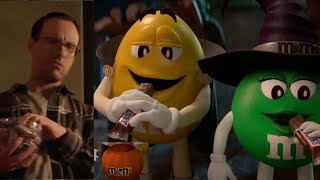 Snickers MampMs Commercial 2024 Halloween Unexpected Guests Ad Review [upl. by Alyahc659]