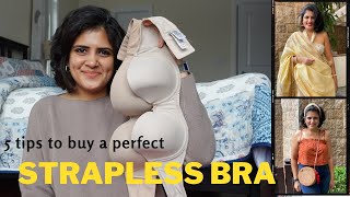 How To Choose amp Wear A Strapless Bra  A Complete Guide for Bra Shopping brahacks Straplessbra [upl. by Laeynad668]