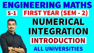 NUMERICAL INTEGRATION  S1  TRAPEZOIDAL RULE  ENGINEERING FIRST YEAR  SEM2  SAURABH DAHIVADKAR [upl. by Formica]