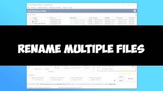 How To Rename Multiple Files With The Click Of A Button In Windows [upl. by Shere]