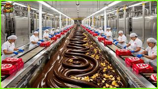 Kitkat Mega Factory How They Process Millions Of Kitkat With Modern Technology [upl. by Siuraj]