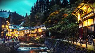 Onsen relaxing Music  Japanese Ambient music  Onsen vibe [upl. by Heinrik640]