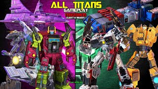 TRANSFORMERS ALL TITANS GAMEPLAY [upl. by Yramesor]