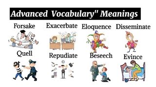 Advanced Vocabulary with Meanings  Action Verbs with Sentences  vocabulary [upl. by Tandy]