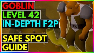 OSRS  F2P   How To Safe Spot Level 42 Hobgoblins In The Edgeville Dungeon   NOT PATCHED [upl. by Marley464]