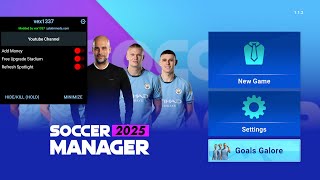 SM 25 mod apk v112 unlimited money  premium  full facility  national team unlocked [upl. by Akinahc794]