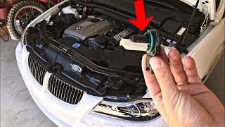 HOW TO REPLACE MAF SENSOR ON BMW E90 E91 E92 E93 [upl. by Vinni]