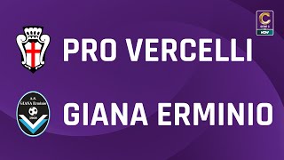 Pro Vercelli  Giana Erminio 01  Gli Highlights [upl. by Lancaster]