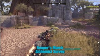 ESO Reapers March Alchemist Survey Location The Elder Scrolls Online [upl. by Ellenehs]