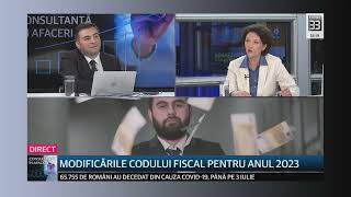 MODIFICĂRILE CODULUI FISCAL PLANIFICATE PENTRU ANUL 2023 [upl. by Arlynne]