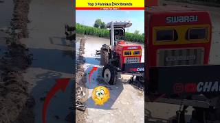 Top 3 फेमस ट्रैक्टर Brands In इंडिया🚜 Wait for end 😱 shorts [upl. by Eicirtap]