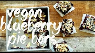 Almond Lemon Blueberry Pie Bars  Minimalist Baker Recipes [upl. by Yeltsew700]