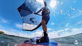 Wingfoiling Joy on a Hot Summer Day at Alum Creek [upl. by Idorb145]