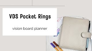 Setting Up VDS Pocket Planner for Vision Board  Rings Junior vdsplanner [upl. by Soisanahta224]