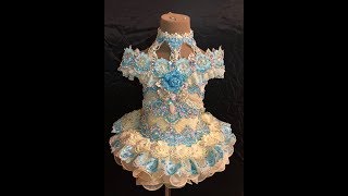 Gorgeous custom national level glitz cupcake beauty pageant dress by You Go Girl Pageant Wear [upl. by Buddy]