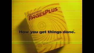 AmeriTech PagesPlus Yellow Pages Retro TV Commercial  1992 [upl. by Eeneg]