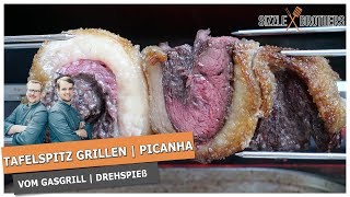 ❗Tafelspitz grillen❗ Picanha vom Gasgrill mit Drehspieß [upl. by Mil328]