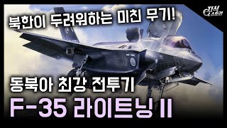 동북아시아 최강 전투기 quotF35 라이트닝 IIquot  모두가 두려워하는 그 무기 지식스토리 [upl. by Dnamron391]