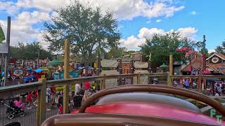 The Barnstormer  Full Ride POV  Magic Kingdom Walt Disney World 2023 4K [upl. by Brill]