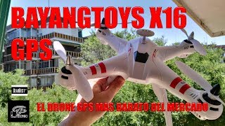 BAYANGTOYS X16 Gps el drone con Gps mas barato del mercado [upl. by Celinda242]