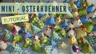 Mini Huhn für die Osterdekoration nähen – einfaches Tutorial für Anfänger [upl. by Asnerek]