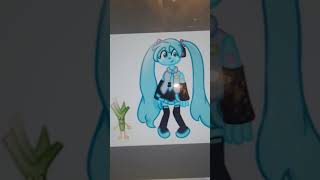 hatsune miku x moshi monsters hatsunemiku vocaloid vocaloidsong crossover artist youtubeshorts [upl. by Olpe889]