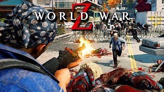 WORLD WAR Z Gameplay German  Es regnet 1000 Zombies [upl. by Yrojram]