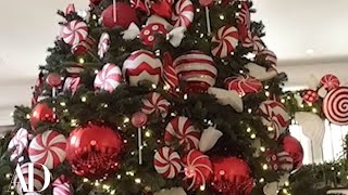 Kris Jenners Christmas Tree is Kandyland Chic [upl. by Kubiak143]