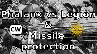 Ancient Macedonian Army The phalanx vs The Legion and missile protection [upl. by Fenner]