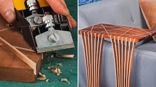 Incredible Woodworking Tricks and Tips You Need to See  Compilation [upl. by Nonnahsed]