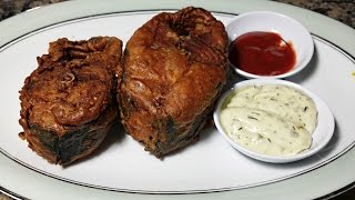 How to Deep Fried Indian Mackerel Fish  Mackerel Fish Recipe [upl. by Liuqa169]