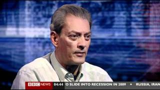 BBC NEWS HARDtalk 10222008 Paul Auster [upl. by Anaehr132]