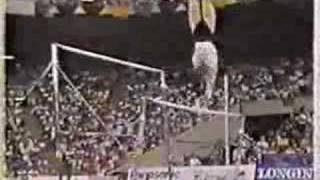 Svetlana Boginskaya  1991 Worlds Team Optionals  Uneven Bars [upl. by Ggerc]