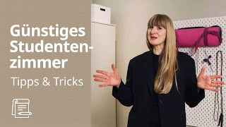 Studentenzimmer mit wenig Budget einrichten  IKEA Tipps amp Tricks [upl. by Ahsiloc]