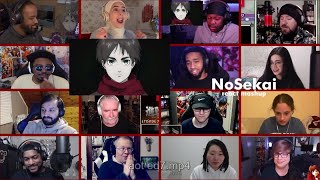 Attack on Titan Ending 7 「Akuma no Ko」 The Final Season Part 2  React Mashup 進撃の巨人ED7 [upl. by Cassey314]