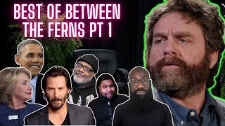 Between Two Ferns Part 1 Reaction Deadpan Humor and Awkward Exchanges with Celebrities [upl. by Aluk]