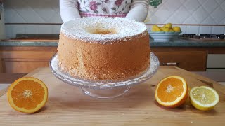 CHIFFON CAKE 🇺🇸 la ricetta originale 👩‍🍳😋😍 [upl. by Peale928]