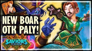 NEW BOAR OTK PALADIN DECK  Saviors of Uldum Hearthstone [upl. by Akir]