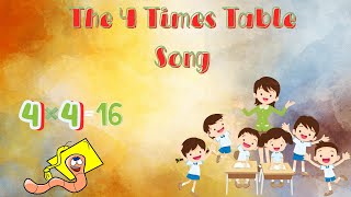 The 4 Times Table Song Multiplying by 4  Silly School Songs [upl. by Eisaj691]