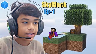 A good start CubeCraft skyblock series  minecraft series EP1 [upl. by Ahsekel]