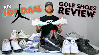 Jordan Golf Shoes Review 2020  ADG 5 Low Trainers 11s 1s and more [upl. by Yarg]