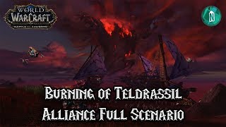 Burning of Teldrassil Part 1 Alliance  Battle for Azeroth Beta [upl. by Rainwater]