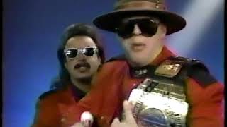 The Mountie with Jimmy Hart Promo 19920119 [upl. by Ecirpak]